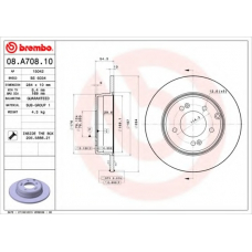 BS 6034 BRECO Тормозной диск