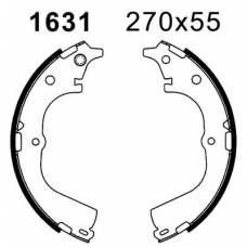 01631 BSF Комплект тормозных колодок