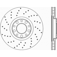 BDRS2253.25 OPEN PARTS Тормозной диск