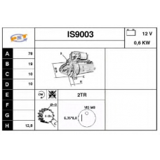 IS9003 SNRA Стартер