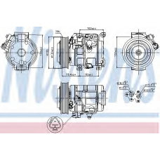 89250 NISSENS Компрессор, кондиционер