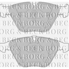BBP1894 BORG & BECK Комплект тормозных колодок, дисковый тормоз