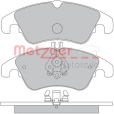 1170509 METZGER Комплект тормозных колодок, дисковый тормоз