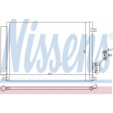 940028 NISSENS Конденсатор, кондиционер