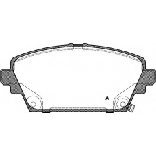 BPA0694.02 OPEN PARTS Комплект тормозных колодок, дисковый тормоз