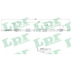 C0266B LPR Трос, стояночная тормозная система