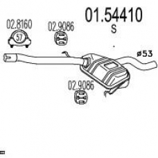 01.54410 MTS Средний глушитель выхлопных газов