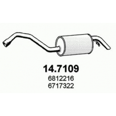 14.7109 ASSO Глушитель выхлопных газов конечный