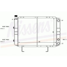 63531 NISSENS Радиатор, охлаждение двигателя