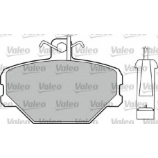540406 VALEO Комплект тормозных колодок, дисковый тормоз