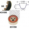 23106 MAPCO Комплект ремня грм