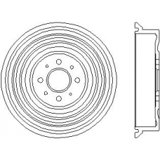 94021900 TEXTAR Тормозной барабан