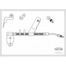 19032879 CORTECO Тормозной шланг