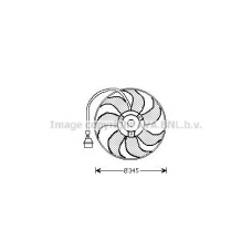 AI7509 Prasco Вентилятор, охлаждение двигателя