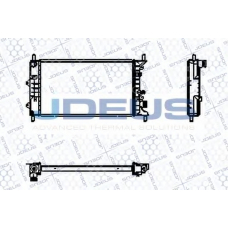 RA0120550 JDEUS Радиатор, охлаждение двигателя