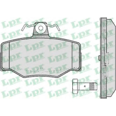 05P387 LPR Комплект тормозных колодок, дисковый тормоз