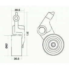 ITB-6242 IPS Parts Устройство для натяжения ремня, ремень грм