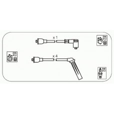 SBS7 JANMOR Комплект проводов зажигания