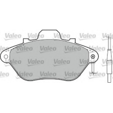 598294 VALEO Комплект тормозных колодок, дисковый тормоз