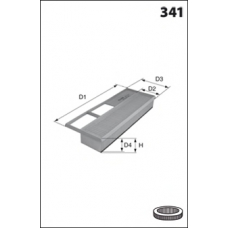 ELP9141 MECAFILTER Воздушный фильтр
