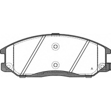 BPA0771.02 OPEN PARTS Комплект тормозных колодок, дисковый тормоз