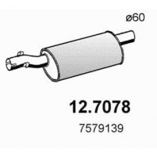 12.7078 ASSO Глушитель выхлопных газов конечный