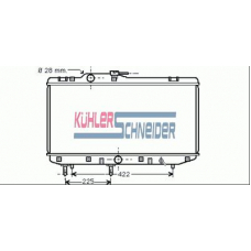 3216801 KUHLER SCHNEIDER Радиатор, охлаждение двигател