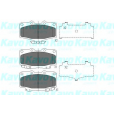 KBP-9004 KAVO PARTS Комплект тормозных колодок, дисковый тормоз