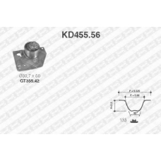 KD455.56 SNR Комплект ремня грм