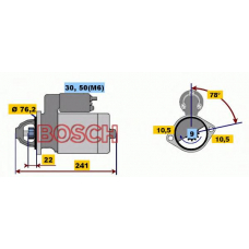 0 001 108 150 BOSCH Стартер