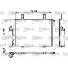 817035 VALEO Конденсатор, кондиционер