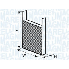 350203062740 MAGNETI MARELLI Фильтр, воздух во внутренном пространстве