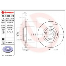 BS 8747 BRECO Тормозной диск