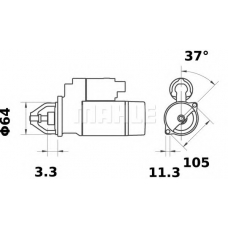 MS 131 MAHLE Стартер