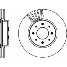 54017 PAGID Тормозной диск