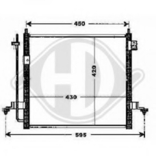 8588109 DIEDERICHS Конденсатор, кондиционер