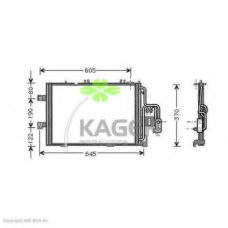 94-5275 KAGER Конденсатор, кондиционер