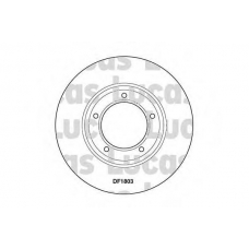 DF1803 TRW Тормозной диск