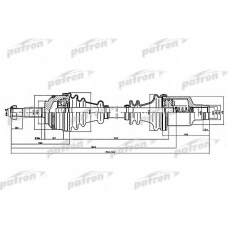 PDS1398 PATRON Приводной вал
