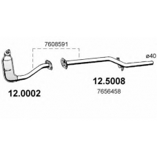 12.5008 ASSO Труба выхлопного газа