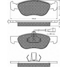 10400 BSF Комплект тормозных колодок, дисковый тормоз