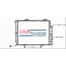 0325301 KUHLER SCHNEIDER Радиатор, охлаждение двигател
