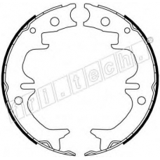1115.314 fri.tech. Комплект тормозных колодок, стояночная тормозная с