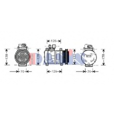 850766N AKS DASIS Компрессор, кондиционер