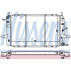 62224 NISSENS Радиатор, охлаждение двигателя
