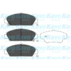 KBP-2005 KAVO PARTS Комплект тормозных колодок, дисковый тормоз