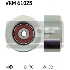 VKM 61025 SKF Паразитный / ведущий ролик, поликлиновой ремень
