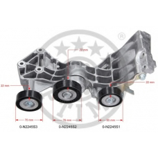 0-N2245 OPTIMAL Натяжитель ремня, клиновой зубча