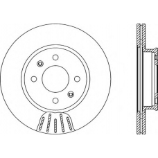 BDA2132.20 OPEN PARTS Тормозной диск