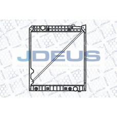 117M07B JDEUS Радиатор, охлаждение двигателя